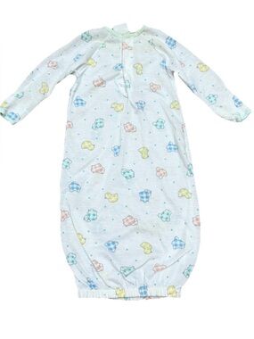 Vintage Carter’s Newborn Baby Layette Animal Print Unisex Boy Girl